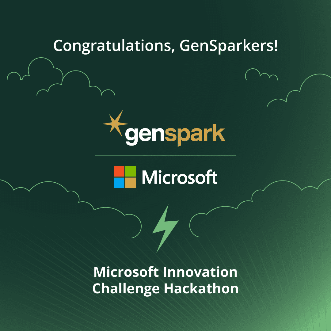 GenSpark Trainees Shine in Microsoft Innovation Challenge Hackathon